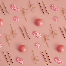 Load image into Gallery viewer, Holiday Gemstone and Bow Bobby Pins 4pc Set