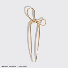 Load image into Gallery viewer, The Grinch x Kitsch Gold Bow French Hair Pin

