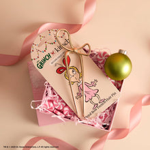 Load image into Gallery viewer, The Grinch x Kitsch Gold Bow French Hair Pin
